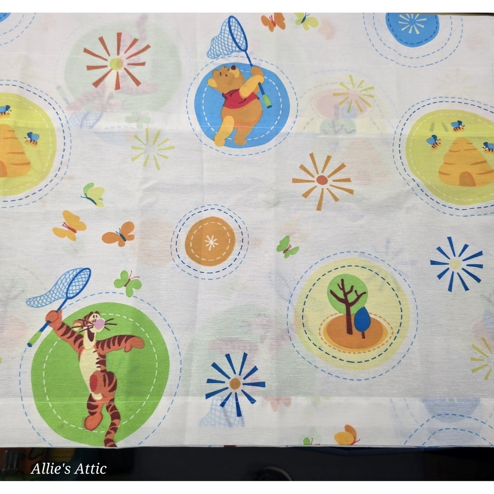 Winnie‎ The Pooh Disney Home Butterfly Valance Curtain Tigger Nursery Decor New